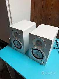 Casse Yamaha bianche + cavi