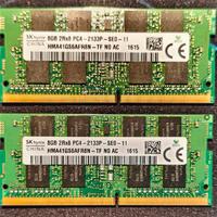 16 GB Sodimm DDR4 2x8 GB 2133 MHz