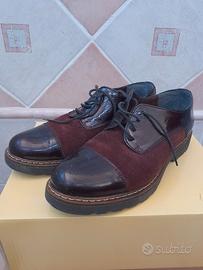 scarpe borgogna