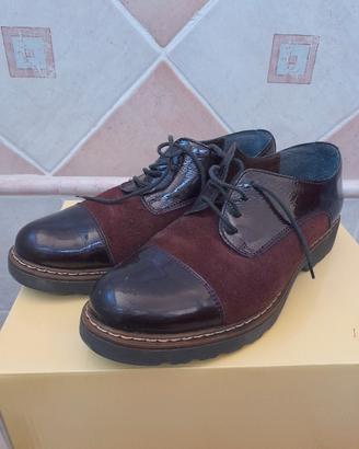 scarpe borgogna