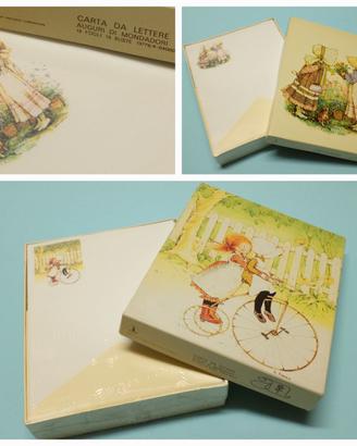 Carta lettere sigillata vintage Holly Hobbie 1979