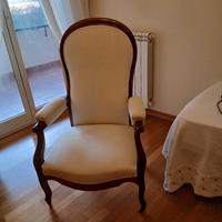  poltrona bergere Voltaire  da lettura '800