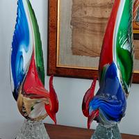 Galli in vetro di murano 