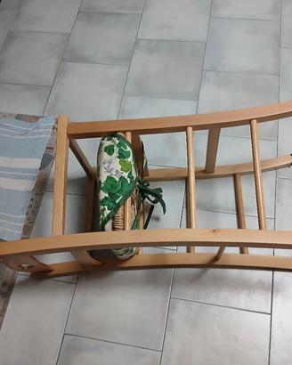 seggiolone in legno 