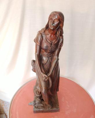 statua bronzo d'epoca