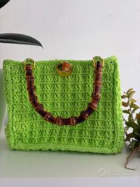 Borsa in maglia da spiaggia