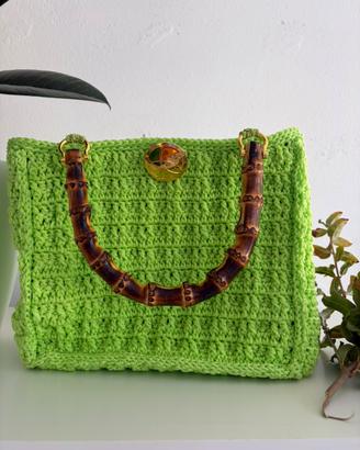 Borsa in maglia da spiaggia
