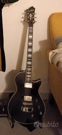 Hagstrom Ultra Max Satin Black Les Paul LP