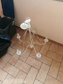 lampadario in ferro battuto