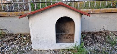 Cuccia per cane da esterno, resistente, in cemento