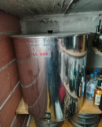 Serbatoio acciaio inox