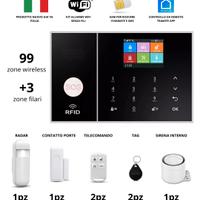 Kit allarme casa Wifi - GSM - Manuale in Italiano