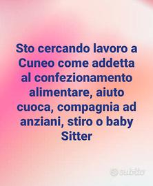 Lavoro dal lunedì al venerdì