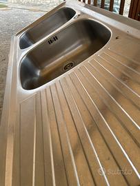 Lavello cucina doppia vasca inox
