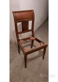 3 sedie stile impero