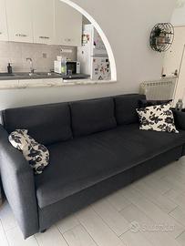 Divano letto con cassettone