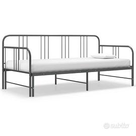 FYRESDAL Divano letto ferro nero IKEA+2 materassi