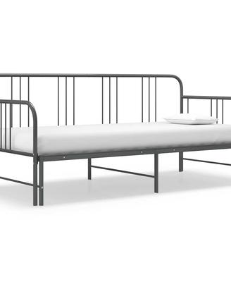 FYRESDAL Divano letto ferro nero IKEA+2 materassi
