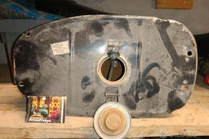 serbatoio vespa piaggio px nero conservato