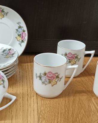 sei tazzine da caffè Tangshan