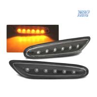 FRECCIE LATERALI BMW E46 01-05 NERO LED