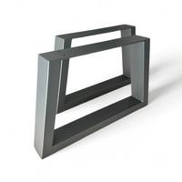 Coppia gambe tavolo in ferro