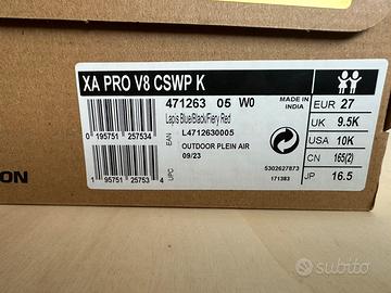 Scarpe montagna salomon bambino 27