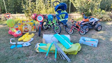 Varie per bambino dai 9 mesi ai 6/7 anni.....