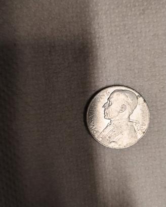 5 Lire Vaticano 1948 Pio XII - Argento 835 - BB/SP