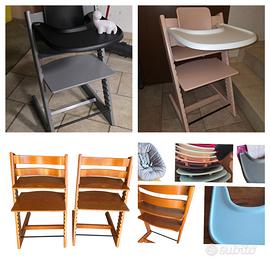 stokke tripp trapp con accessori in vari colori
