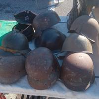 caschi guerra vintage 