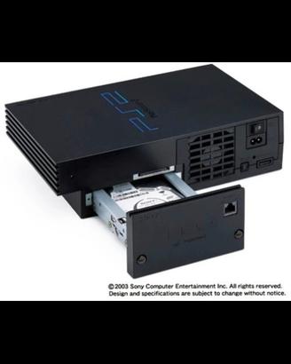 Sony PlayStation 2 FAT con HDD interno e accessori