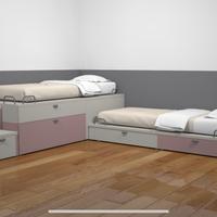 Camerett bambine (letti e armadi)