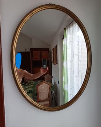 specchio ovale vintage