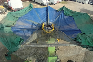 Scuotitore con ombrello