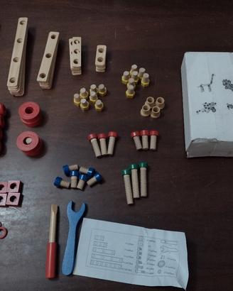 Meccano in legno 