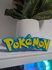 logo scritta Pokemon decorazione 