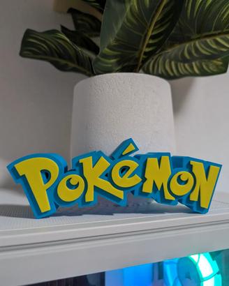 logo scritta Pokemon decorazione 