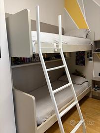 Letto a castello legno come nuovo
