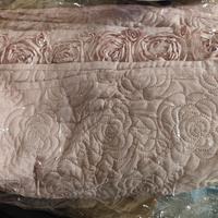 trapuntino/ copriletto matrimoniale colore rosa