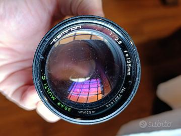 Obiettivo full frame Tamron Adaptall 135 2.8