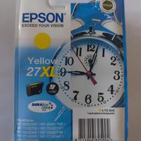 Cartuccie Epson 27 XL Giallo sigillate originali