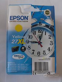 Cartuccie Epson 27 XL Giallo sigillate originali