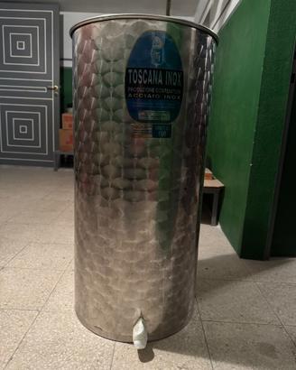 3 Serbatoi acciaio inox per olio
