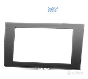 CORNICE NERA PER AUTORADIO 2-DIN PER AUDI A4 E SEA