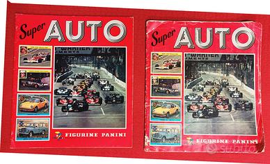 lotto 2 Album Panini ° Super  Auto ° 1977