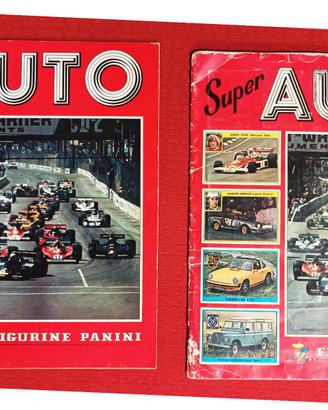 lotto 2 Album Panini ° Super  Auto ° 1977