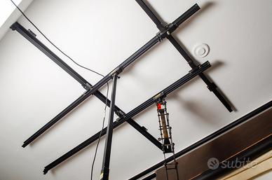 Sistema binari a soffitto x fotografia