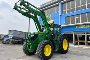 John Deere 6150 R- freni aria e olio 200q- caricat