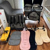 Passeggino gemellare bugaboo donkey twins